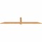 Ekena Millwork Eugene Smooth Timber Gable Bracket, Western Red Cedar, 84"W x 17"H x 1 1/2"D x 3 1/2"F, 5/12 Pitch GBW084X17X0204EUG00SWR - alternate 5